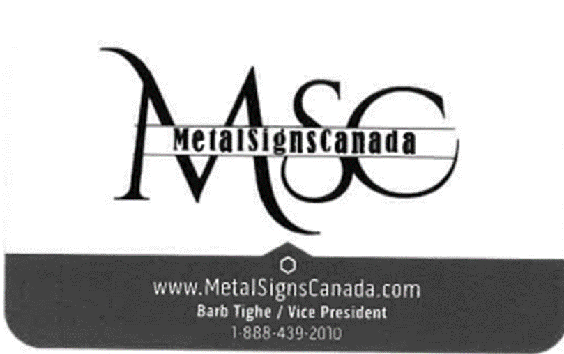 Metal Signs Canada 